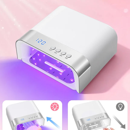 Professional 36LEDs Nail Dryer UV Lamp With 4Timers Seeting Auton Sensing 168W Nail Light For Gel Nail Polish Manicure Salon