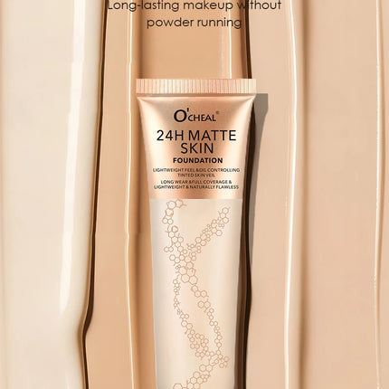 Natural liquid foundation, waterproof and sweat proof, durable makeup effect, multi color optional, create a natural foundation