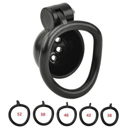 Male Penis Chastity Cage Set Small Bird Chastity Cage Belt With 5 Size Padlock Cock Ring Penis Lock Bondage Man Sex Toy