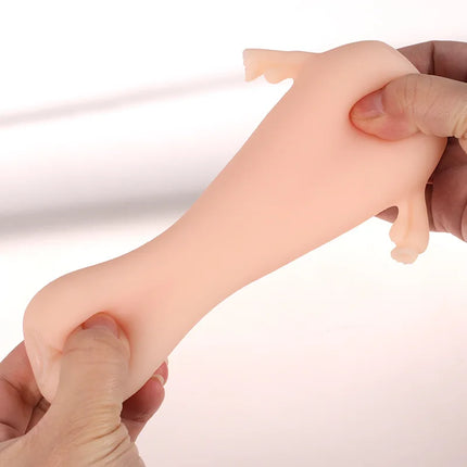 Realistic Women Uterus Vagina Masturbation Device Aircraft Cup Penis Simulation Pocket Pussy Breast Ball Adult Sex Toys for Man