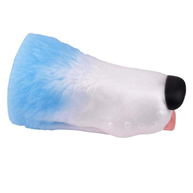Big Animal Silicone Dog Mouth Male Masturbator Pocket Pussies Stroker Soft Deep Throat with 3D Textured Realistic Sex Toy ForMan