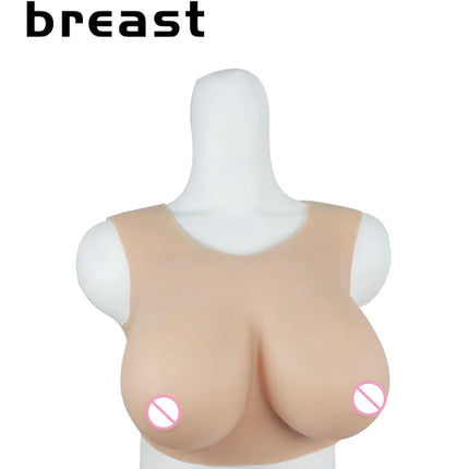Cosplay Chest Silicone Breast Forms Huge Fake Boobs Transgender Drag Queen Shemale Crossdresser Artificial Breasts Shemale