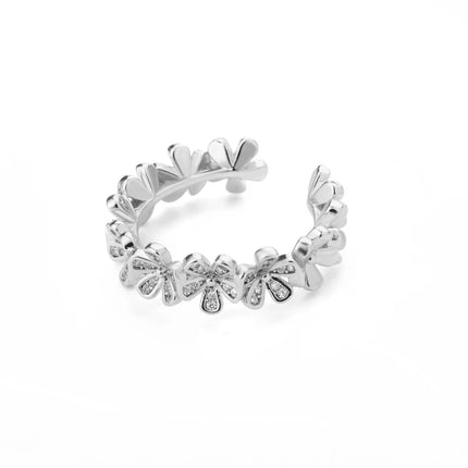 2025 Korean Fashion Adjustable Stainless Steel Rings For Women Simple Engagement Wedding Rings Fashion Jewelry Accessories Gift