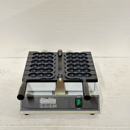 Electric Nonstick Skewer Waffle Baker Ball Shaped Egg Commercial Brochette Waffle Maker Gourd New 220V Waffle Making Machine