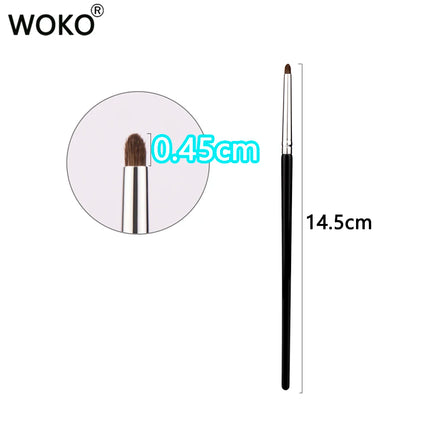 Small Smoky Liner Makeup Brushes Eyeliner Smudge Brush Precision Smudge Makeup Brush Horse Hair Eyeshadow Smudge Brush