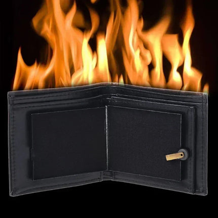 Fire Wallet Magic Flame Big Fire Wallets Oil Open Flame Lighters Smoking Accessories Cool Gadgets Men's Gift