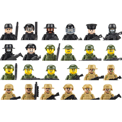 Building block toys, mini figures, character action figures, city people, building block accessory sets, children's gifts