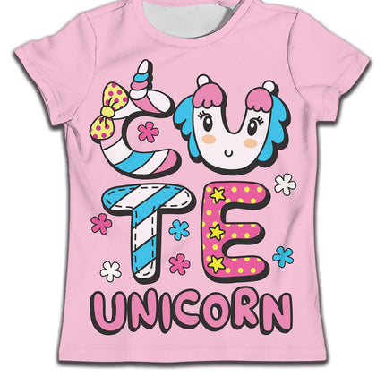 New Cartoon T-shirt Kids Boys Children Clothes Girls Cats Graphic T Shirts Boy Baby Summer Top KID Girl Birthday Short Sleeve