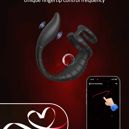 Vibrating Cock Ring Male Prostate Perineum Massager Vibrator Taint Stimulator Anal Butt Plug Sex Toys for Men Penis Ring