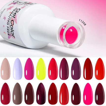 Clou Beaute 15ml HEMA TPO FREE Gel Nail Polish Vernis Semi Permanent UV Nail Art Varnish Lakiery Hybrydowe Manicure Gel Polish