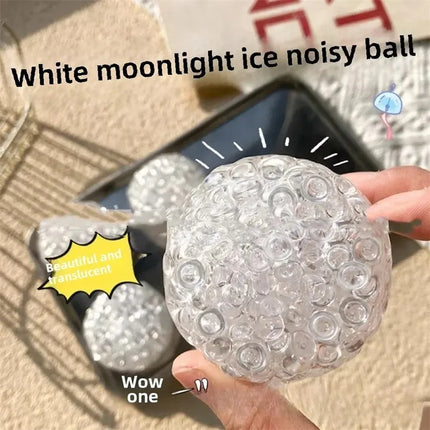 Ice Bead Squishy Balls - Super Soft Mochi Fidget Toy with Slow Rebound Texture for Anxiety Relief & Relaxation