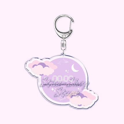 Korean Kpop Band Seven Key Chain Key Ring Keychain for Accessories Bag Agust D Day Pendant Keyring Chains Jewelry Fans Gifts