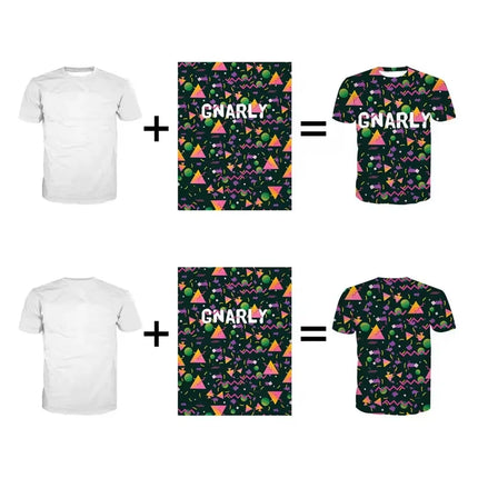 New DIY Pattern T-Shirt For Men Women Personalized Custom 3D Print T Shirts Summer Casual Short Sleeve O-Neck Tops Street Tees