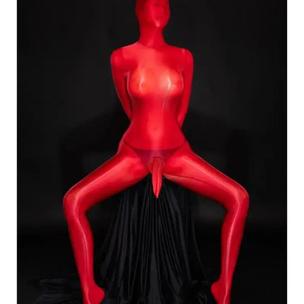 Sexy Men Nylon Catsuit Bodystocking Penis Sheath Hooded Bodysuit Tights Leotard Conjoined Lingerie Jumpsuit Sex Game Sm Toys