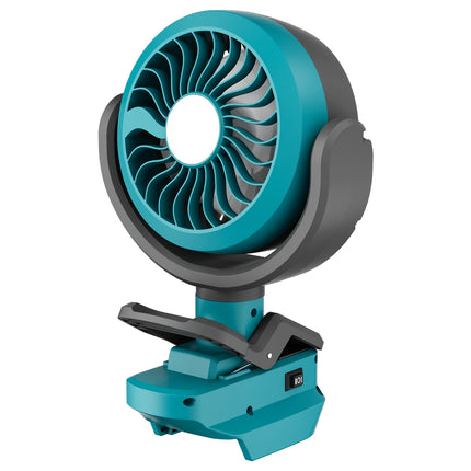 Nananuu Cordless Fan&Camping Light For Makita BL1830 Battery Camping Workshop Strong Wind Suitable Various Scenarios