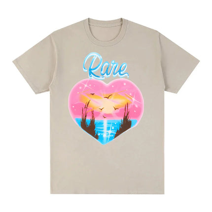 RARE ALBUM COVER TEE Selena Gomez Fashion Vintage New 100% Cotton T-Shirts Top Goth Grunge O-neck High Quality Female/Male T-shirt