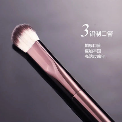 1 piece Angled Concealer Makeup brushes Middle Eyeshadow Make up brush basic Professional Cosmetic tool metal handle