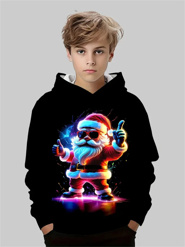 Child Sweatshirt Boys' Fashion Motocross Racing 3D Printed Casual Hoodie Long Sleeve Polyester Sport Tops Pullover Kids Clothes