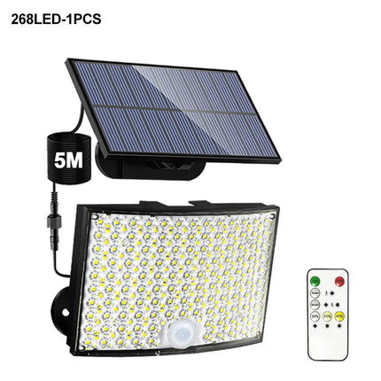 Solar Lights Outdoor 366/400/318 LED Motion Sensor Security Lights IP65 Waterproof Solar Powered Flood Lights for Garden Yard