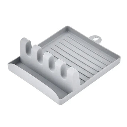 Pan Lid Holder Supports Spoons Pot Cover Rests Spatula Stand For Kitchen Convenience Utensils Tools Accessories Cooker Organizer