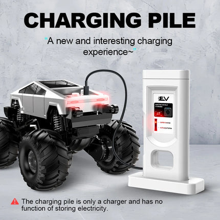 2.4GHz Remote Control Amphibious Off-Road Vehicle 360° Rotation Big Wheel RC Car High Capacity Battery Waterproof Toy for Kids