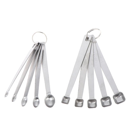 Hot Sale 5Pcs/Set Stainless Steel Small Measuring Spoons Seasoning Dry And Liquid Ingredients Kitchen Accurate Cooking Gadgets