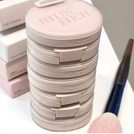 HERORANGEHR526 Monochromatic Blush Is Waterproof, Sweat-proof, Colorfast, and Durable. Six Colors Are Available.