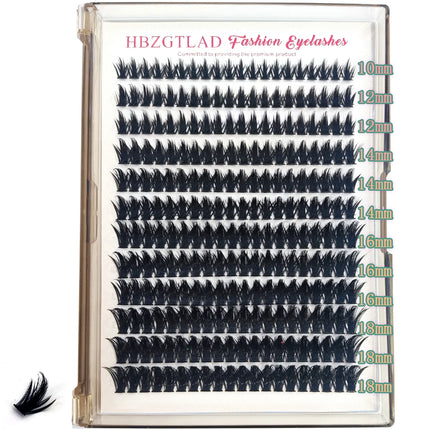 HBZGTLAD Spike eyelash clusters Wispy Cluster eyelash extensions mink strips lower eyelashes fairy hair combinations eyelash clu