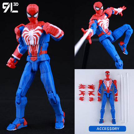 9L3D Articulated Actio Hero Model Collectible Figurine Super Hero Warrior Movie Creative Desktop Ornament Dummy13 Lucky T13 Gift