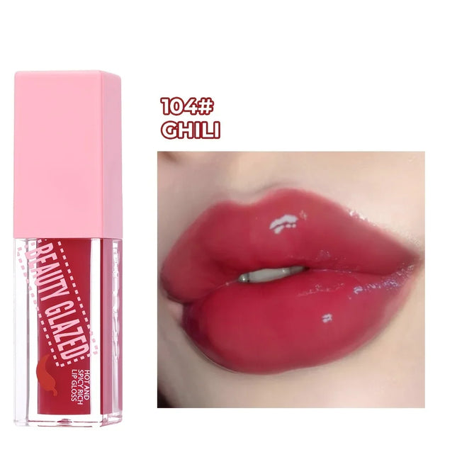 Chili Lip Plumper Oil Serum Instant Long-Lasting Volumizing Essence Oil, Repairs Lip Fine Lines, Increases Elasticity, Sexy Lip Balm