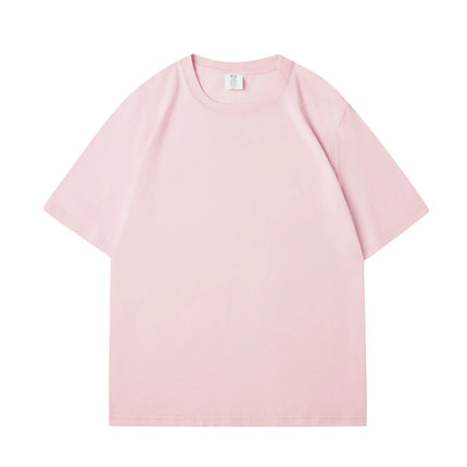 WAVLATII New Women Solid Cotton T Shirts Female Dark Green Oversized Casual Soft Tees Unisex Short Sleeve Summer Tops