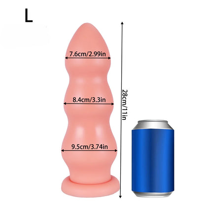 Huge Anal Beads Suction Cup Large Butt Plug Fisting Anal Toys Prostate Massager Anal Dilator Trainer Bdsm Sex Toys For Men Women
