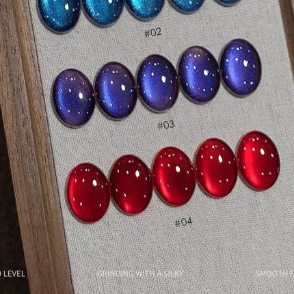 2025 New Cat Eye Nail Polish Gel Dynamic Glass Bead Magnetic Nail Varnish Semi-permanent UV/LED Nail Gel DIY Fingertip Art Salon
