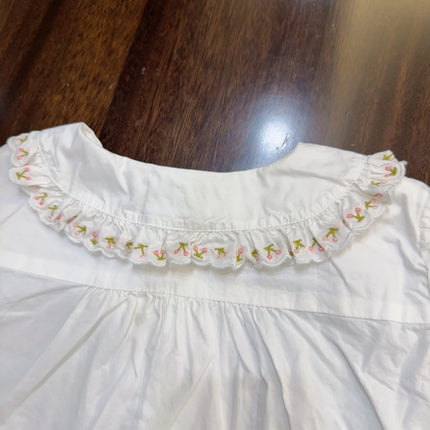 BP autumn and winter new style big girl doll collar embroidered long-sleeved shirt