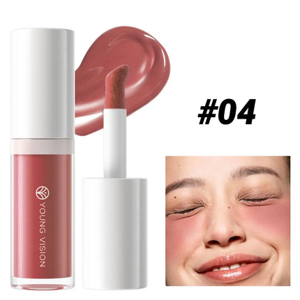 YOUNG VISION 3 Colors Lightweight Moisturizing Liquid Blush for Lips & Cheeks Highlighting & Color Showing Blush