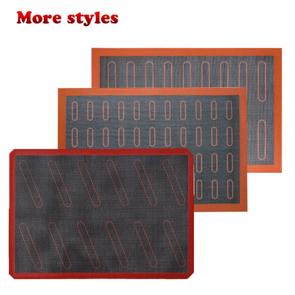Silicone Baking Oven Mat for Eclair Perforated Non-stick Macaron Cookie Bread Pastry Mold Baking Accessories Baking Supplies
