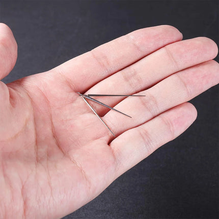 14G 16G 18G 20G Piercing Taper Stainless Steel Flat Back Earring Applicator Tool Threadless Insertion Pin Body Piercing Kit