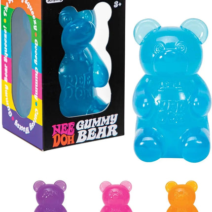 8cm NeeDoh Cute Gummy Bear Sensory Squeeze Toy with Jelly-like Filling Slow Rebound Stress Relief Toy To Alleviate Anxiety**