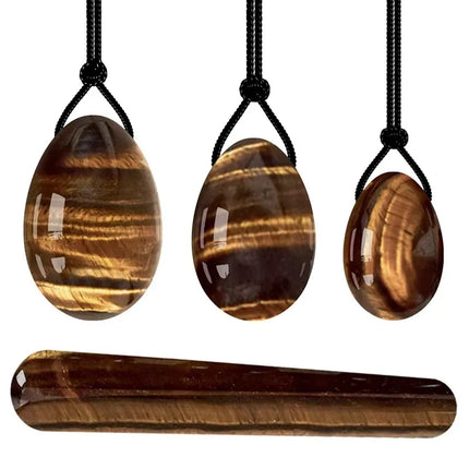 Natural Jade Egg Vaginal Balls Yoni Egg Set Yoni Wand Vaginal Tightening Massage Ball Kegel Balls Vagina Muscle Kegel Exerciser