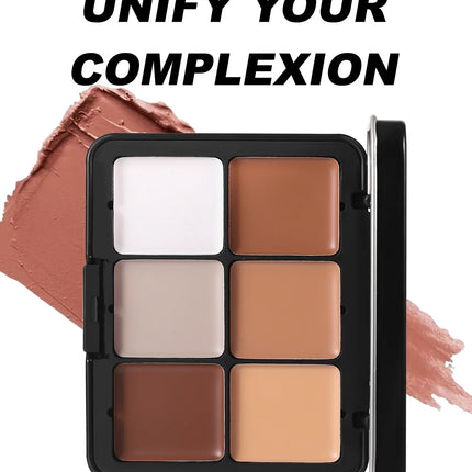 12-color iron box concealer blush cream matte highlight contour makeup all-in-one palette