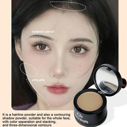 Hairline Contouring Powder Hairline Repair Filling With Line Powder Makeup Forehead Hair Powder Fluffy Powder Shadow Thin P J5M5