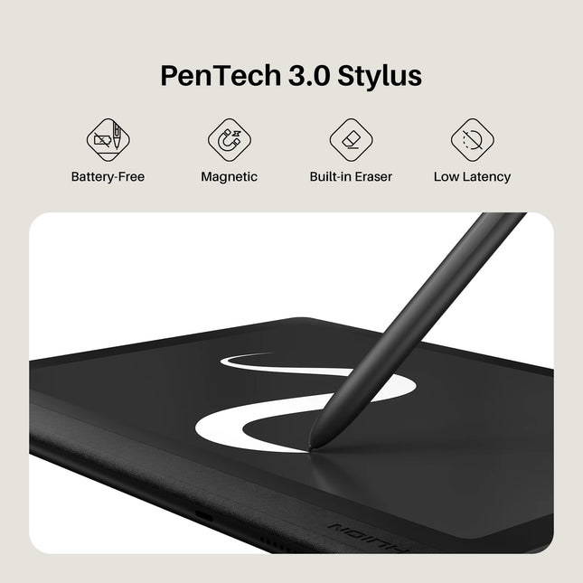 HUION Note E Android Tablet Electronic Notebook 8.4 Inch All-in-one Note-taking Reading Drawing Tablet, Battery-free Pen