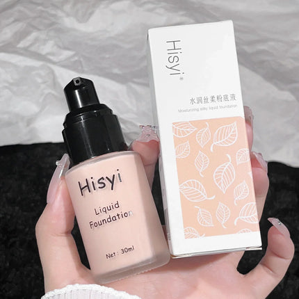 Liquid foundation - Oil-control & long-lasting matte finish, water-resistant, even out skin tone - Perfect natural Korean makeup