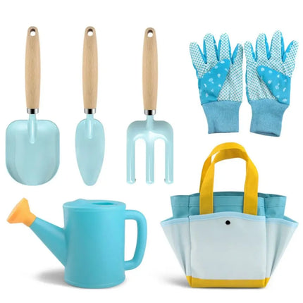 Gift Candy Color Garden Tool Set Shovel Trowel Children Planting Tool Kit Fork Watering Can Garden Loosening Soil