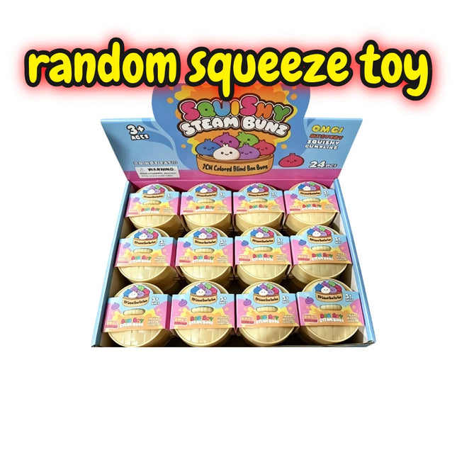 Blind Box Colorful Simulated Dumpling Squishy Relaxing Stress Relief Anxiety Reduction Happiness Enhancement Rebound Squeeze Reliever Toy