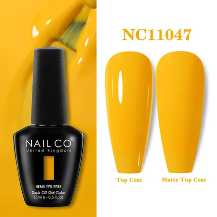 NAILCO 15ml Red Color Series Gel Varnish Coffee Gel Nail Polish Maximalism Reddish Gellak Design Brown Lacquer Nail Art Manicure
