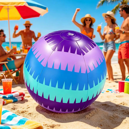 Beach Balls Inflatable Outdoor Pool Party Toy for Kids Boys Girls Teens Young Adults Backyard Beach Party Vacation Travel ﻿