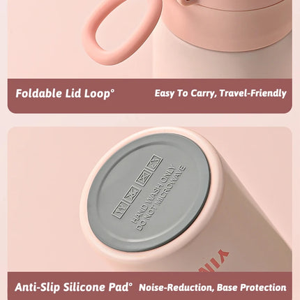 500ML Thermos Bottle Vacuum Flasks Tumbler 304 Stainless Steel Thermal Water Bottle Keep Hot And Cold Insulated Cup Drinkware