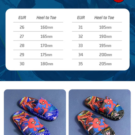 Cartoon Anime Children's Toddler Slippers Superhero Pattern Open Toe Sandals For Boys And Girls Slides