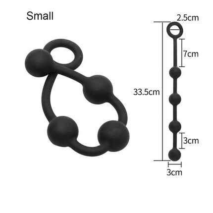 3/4/5/6 Huge Anal Beads Hard Silicone Anal Balls Sex Toys For Women Men Prostate Massage Big Butt Plug Anal Dilation Masturbator